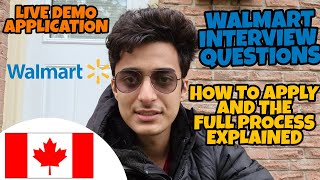 🇨🇦 PART TIME JOBS AT WALMART || INTERVIEW QUESTIONS || HOW TO APPLY || FULL PROCESS ||