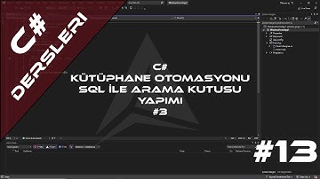 C# Dersleri #13 / Kütüphane Otomasyonu #3