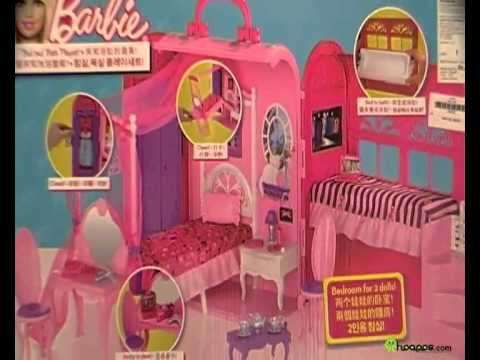 barbie bed and bath playset