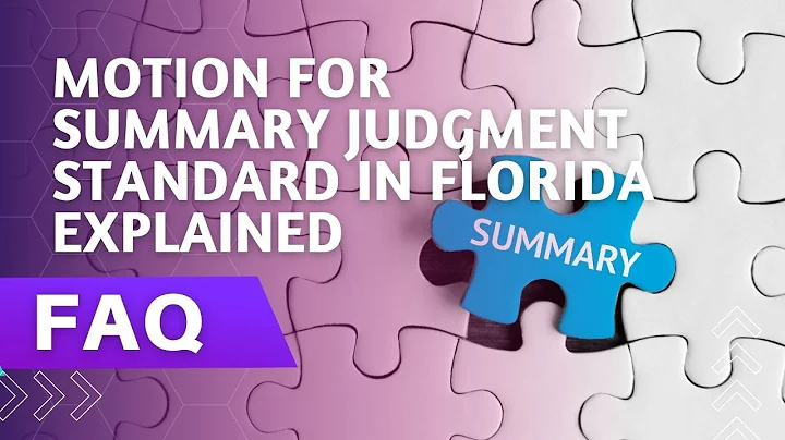Florida Attorney Reveals Secret to Winning Motion for Summary Judgment