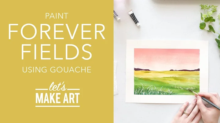 Let's Paint Forever Fields | Gouache Landscape Pai...