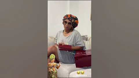 Iyabo Ojo rocking the gifts her daughter Priscilla Ojo got her 🤭😍