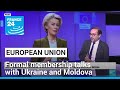 Brussels recommends opening EU membership talks with Ukraine, Moldova • FRANCE 24 English