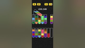Water sort puzzle level 2495