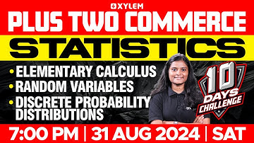 Plus Two Statistics | Elementary Calculus, Random Variables, Discrete  Probability Distributions