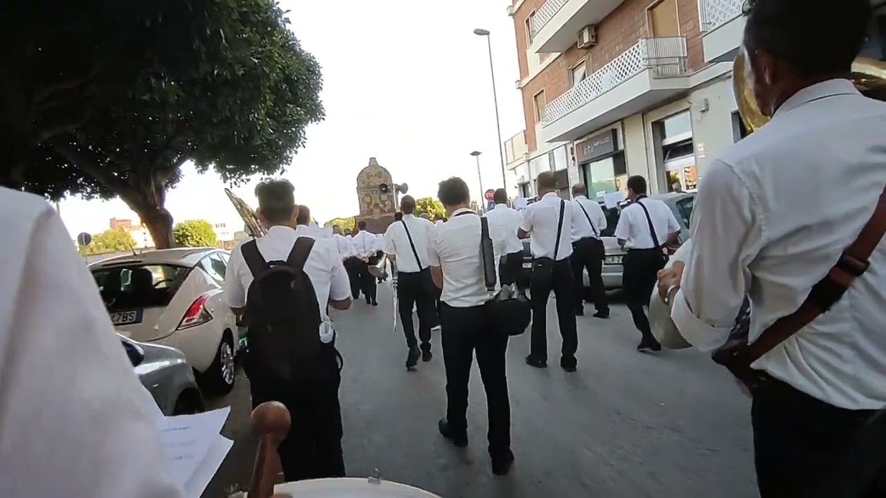 "È l'ora Che Pia" Banda di Bitonto Bastiani-Lella 15/7/23 Bari Processione di Maria Ss del Carmine
