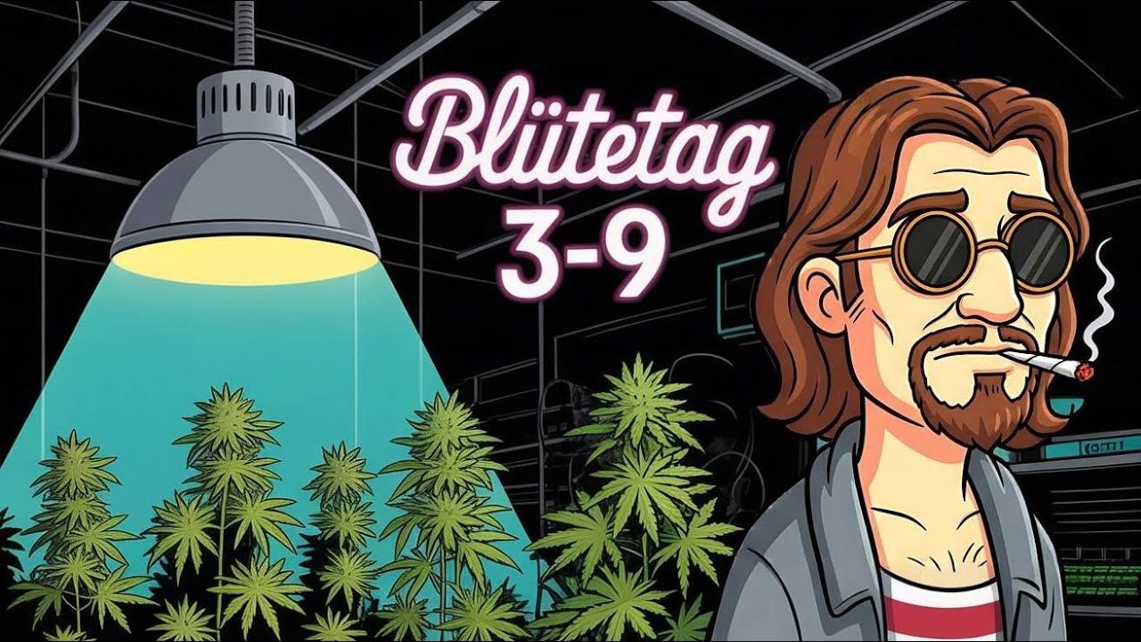 Blütetag 3-9 Candy Kush Express & White Russian (100w 60x60 Grow)