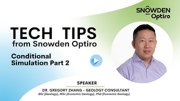 TECH TIPS: Conditional Simulation Part 2 . Speaker: Gregory Zhang