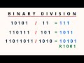 How to divide binary numbers  pingpoint