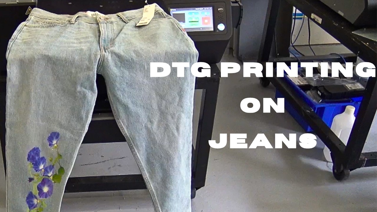 DTG Printing on Jeans with a Ricoh Ri 4000: A Step-by-Step Guide
