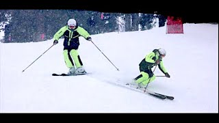 How to ski with 