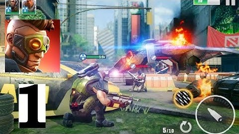 Hero Hunters gameplay walkthrough part -1 the square district ( iOS Android )