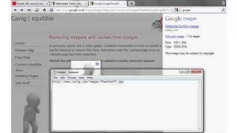 Remove an image from Google images