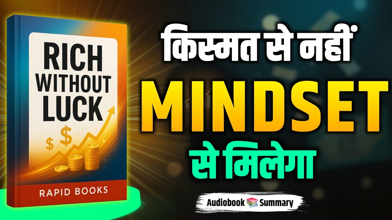 Change Your Mindset, Not Your Luck | Rich Without Luck | Audiobook Summary in Hindi