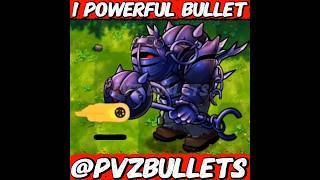 1 Powerful Bullet Vs Zombies Power Test #plantsvszombies #pvz #pvz2 #youtubeshorts #shorts