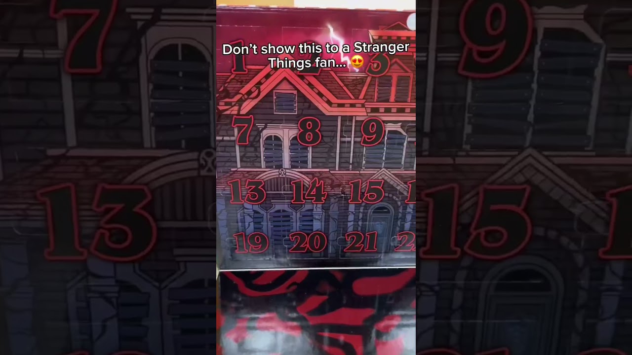 The 🥇 Stranger Things advent calendar 🥹 