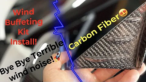 Rexpeed Anti-Buffeting wind kit installation for the A90 Supra!