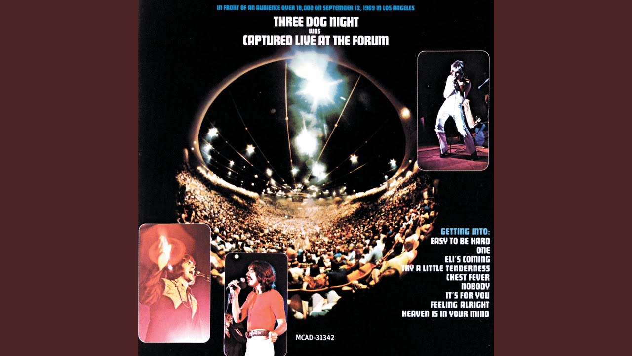 Captured Live at the Forum】(1969)Three Dog Night 人気急上昇中の 
