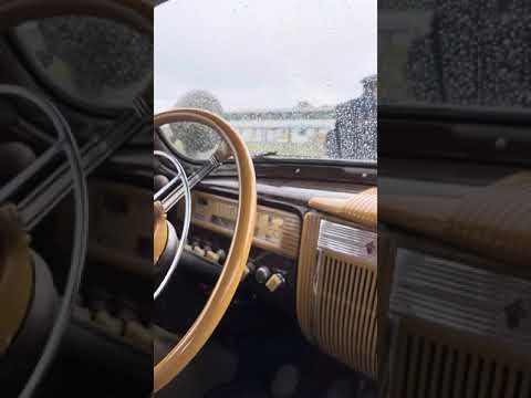 Inside a Packard car 1940s weekend