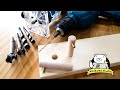 Drill straight holes without a drill press but using a router (subtitled)