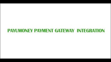 PayUMoney Payment Integration