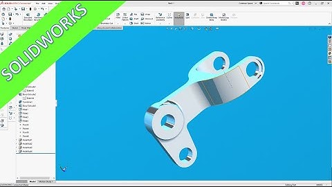 7.2 Gelenkgabel - Joint Fork - SolidWorks 2022 Training - Part Design