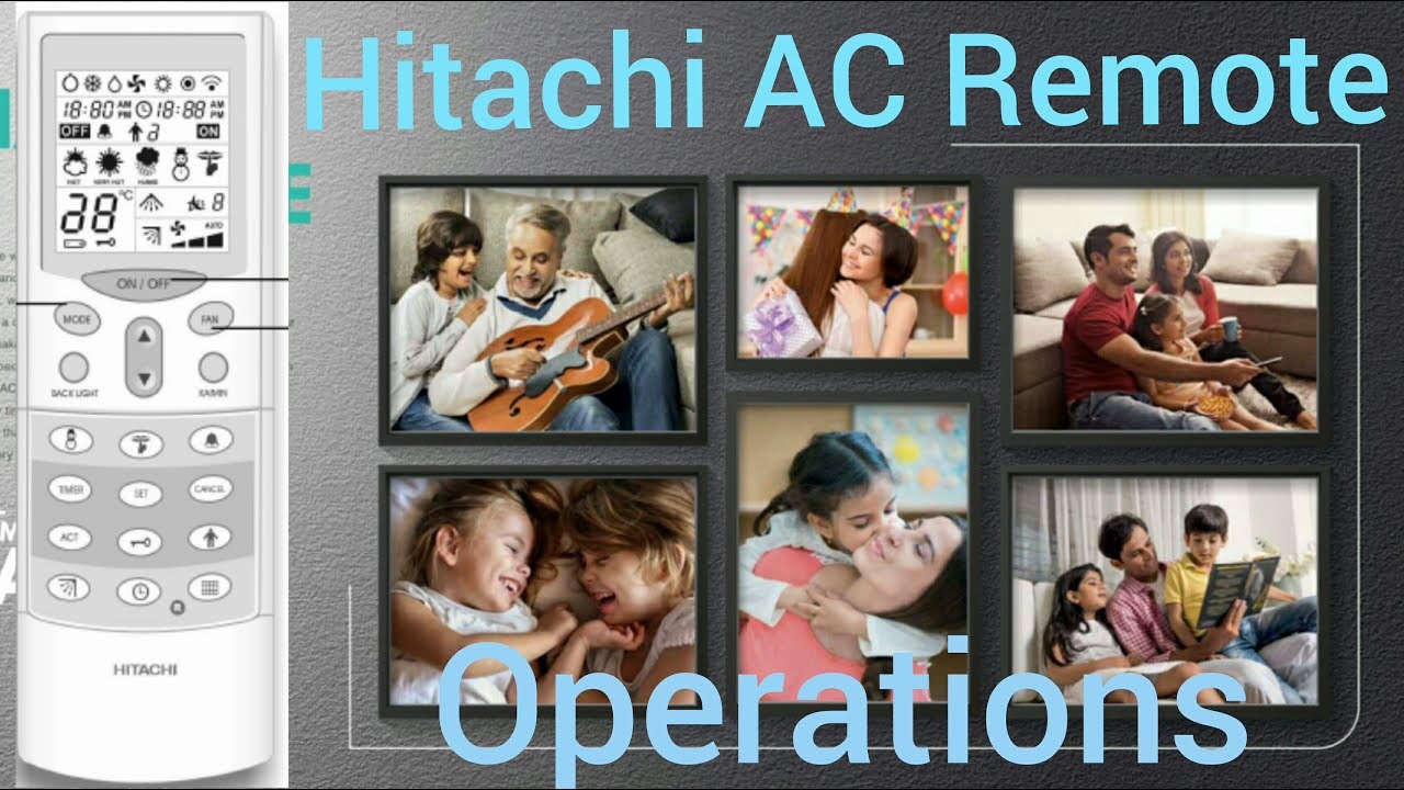 Hitachi Ac Remote Functions Basic Operations YouTube hitachi-ac-remote-functions-basic-operations-youtube
