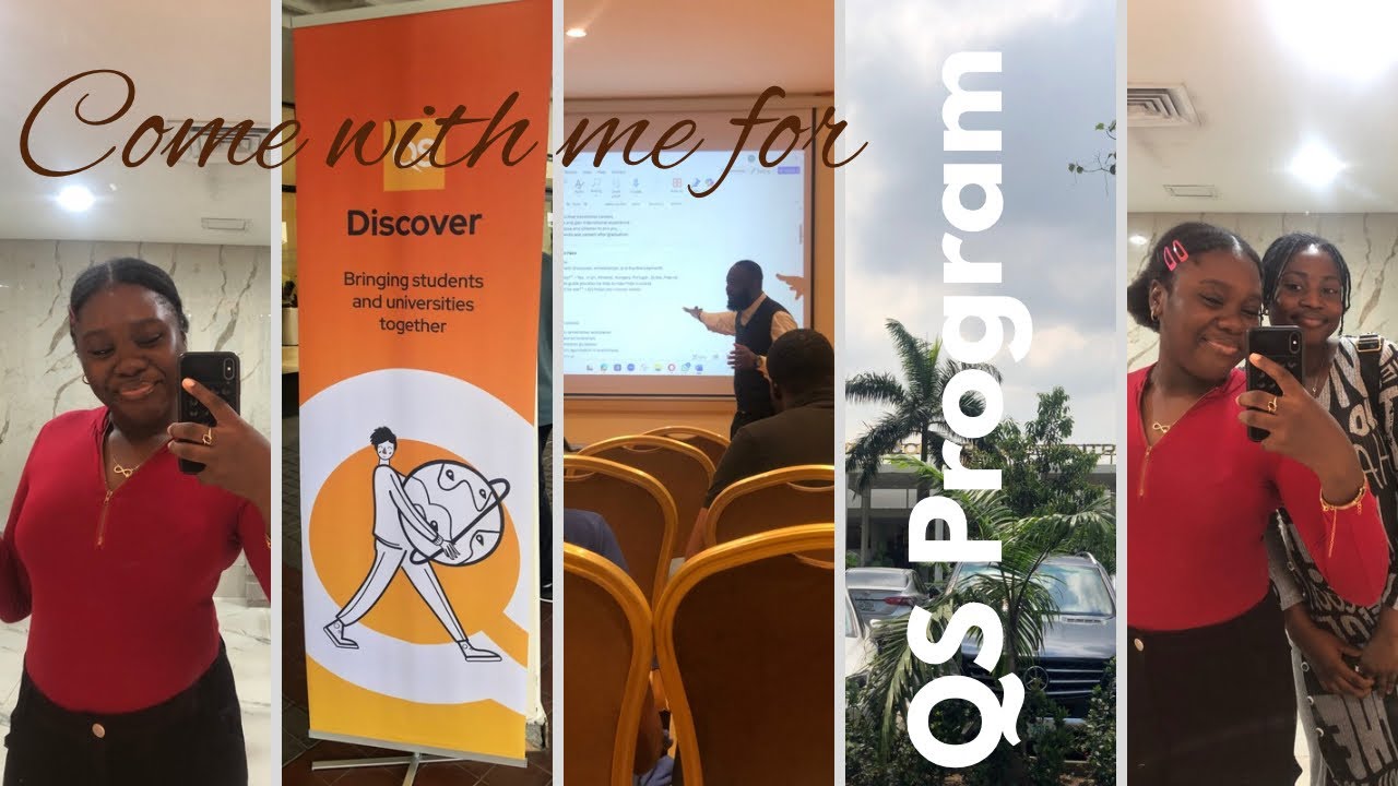 Come with me for QS PROGRAM || My first time at a Uni Fair. 