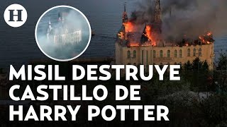 ¡Misil ruso destruye el castillo de Harry Potter! Deja 5 muertos y más 30 heridos en Odesa