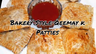 Meat Patties | Bakery Style Puff Patties | Qeemay k Patties By Sam's Kitchen Recipes