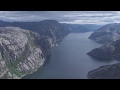 Lysefjorden, Preikestolen - Flying Over Norway