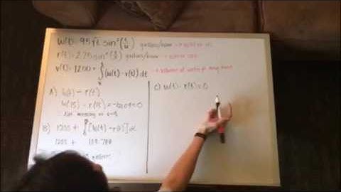 AP Calculus 2005 Form B Question 2 FRQ