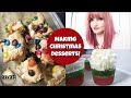 Making Christmas Jello Cups &amp; M&amp;M Cookie Bars! | Vlogmas Day 22/23 | 2017 |