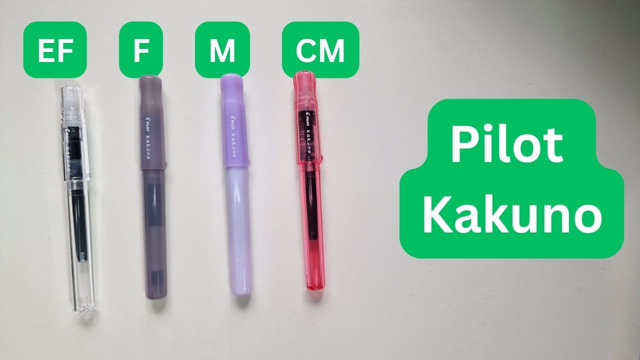Pilot Kakuno Fountain Pen | EF F M and CM Nibs