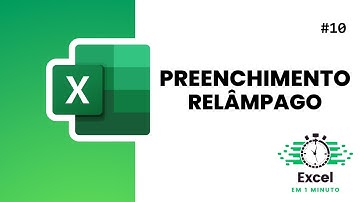 Como usar o Preenchimento Relâmpago (Automático) no EXCEL - Em menos de 1 minuto #10