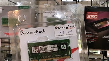 How to use so dimm ram Memory packaging display and sell in stores ( Memorypack 1868-001 )