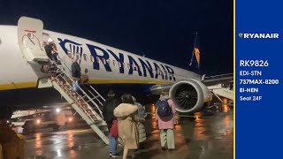 What a landing! | Trip report; Edinburgh - Stansted on Ryanair!
