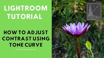 Lightroom Tutorial : How to adjust Contrast using Tone Curve