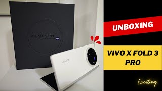 Vivo X Fold 3 PRO - Unboxing