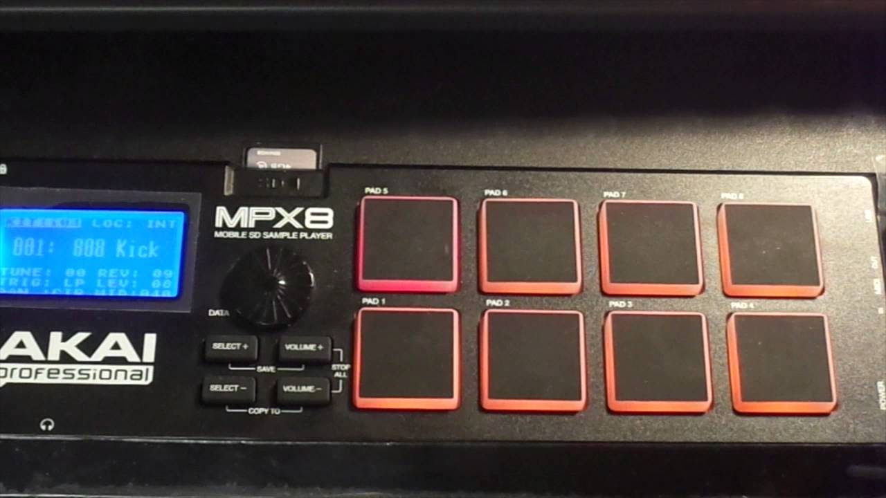Akai MPX8 SD Sample Player - SonicLAB Review - YouTube