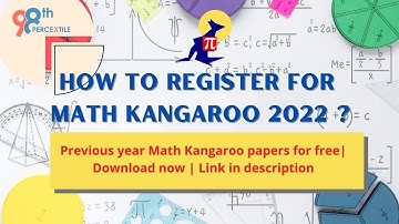 How to register for Math Kangaroo 2022|Link for previous Math kangaroo Q/A papers in description.