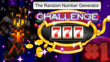 THE RANDOM NUMBER GENERATOR CHALLENGE #1! | Minecraft Super Smash Mobs