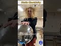 STATIC ELECTRICITY POWER TRICK #shorts #shortsfeed #youtubeshorts #viral #electricity