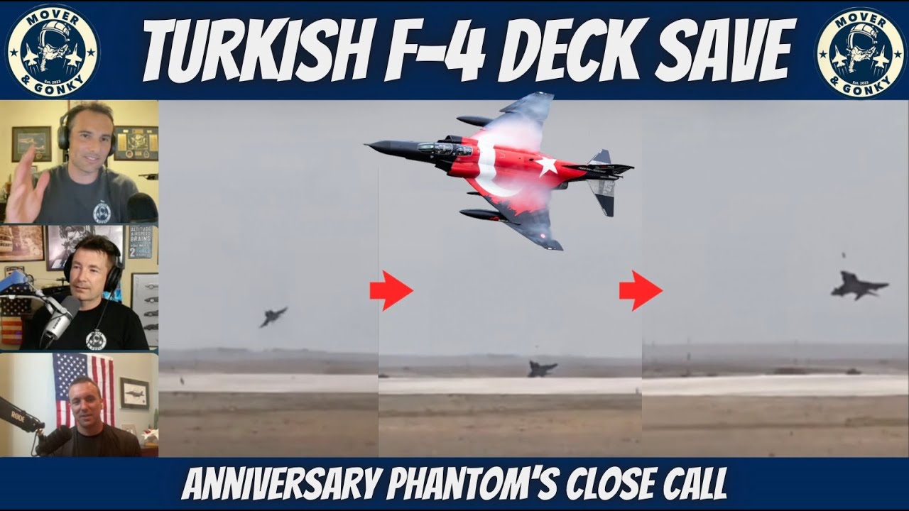 Insane Save: Turkish F-4 Nearly Slams the Ground