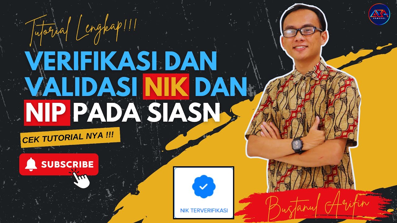 TUTORIAL LENGKAP!! WAJIB VERIFIKASI DAN VALIDASI NIP DAN NIK PADA ...