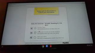 Step on how to get on NWEA testing website.