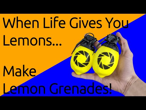 How to make a Lemon Grenade form Portal 2 ?