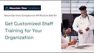Mountain View Compliance HR Module: Customized Training Add-On
