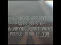 {FACTS & OPINION} Your opinion means nothing