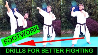 FOOTWORK drills to improve your Martial Arts fighting